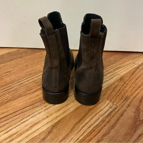 Thursday Boot Company Duchess Chelsea Boots dark olive suede Women’s 6.5 - Picture 4 of 8